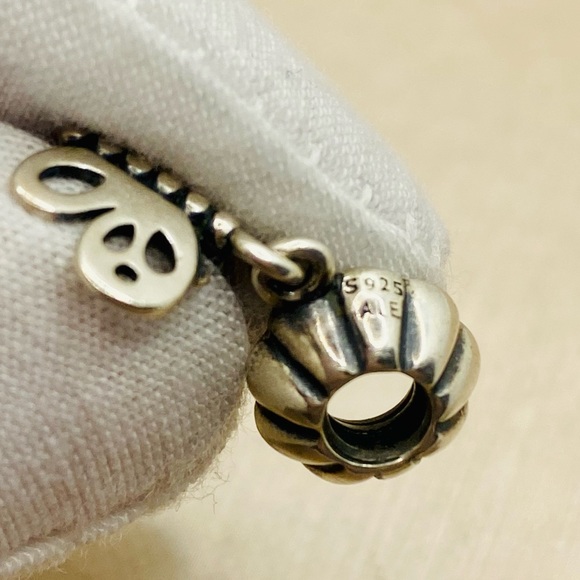 EUC Pandora 790531 Sterling Silver Friends Forever Butterfly Animal Dangle Charm - Picture 9 of 10